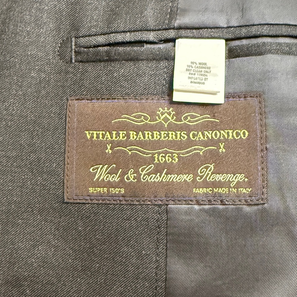 Bonobos men’s  Jetsetter Italian Wool Blazer | 40R | charcoal - Picture 6 of 9